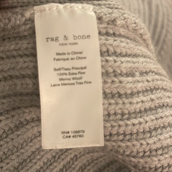 Rag & Bone Gray Sweater - Picture 5 of 6
